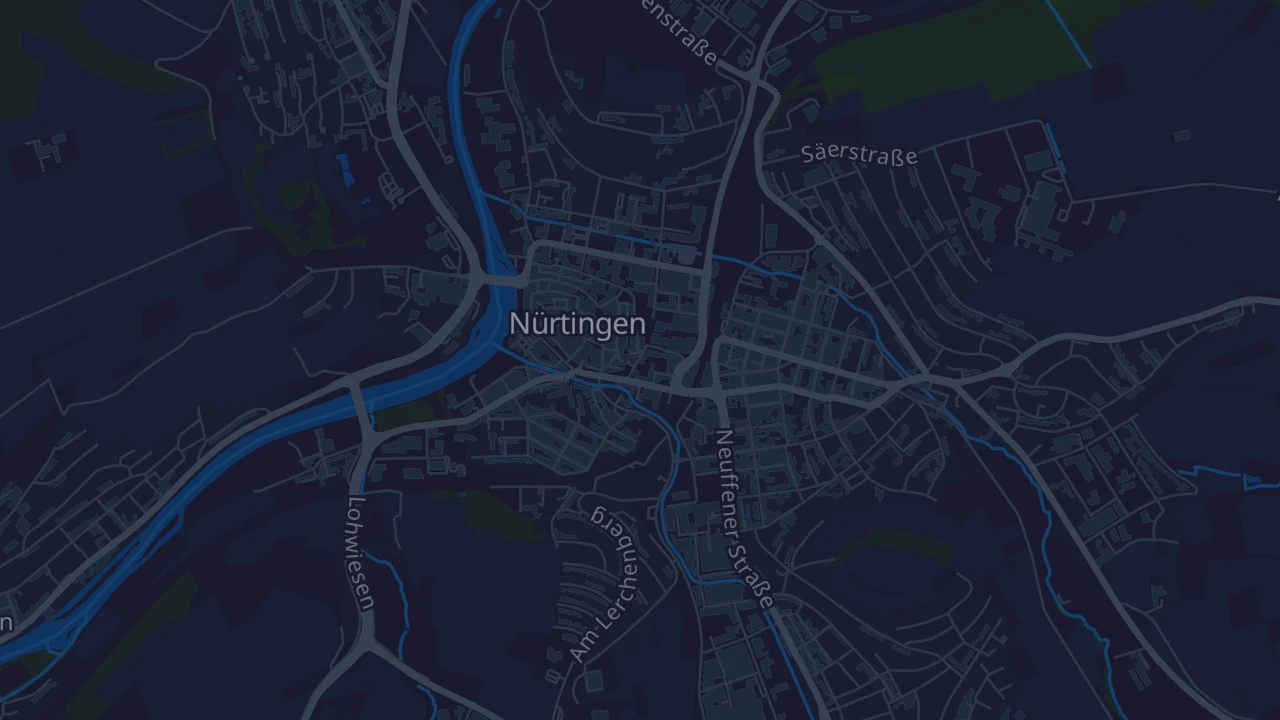 Karte von Nürtingen