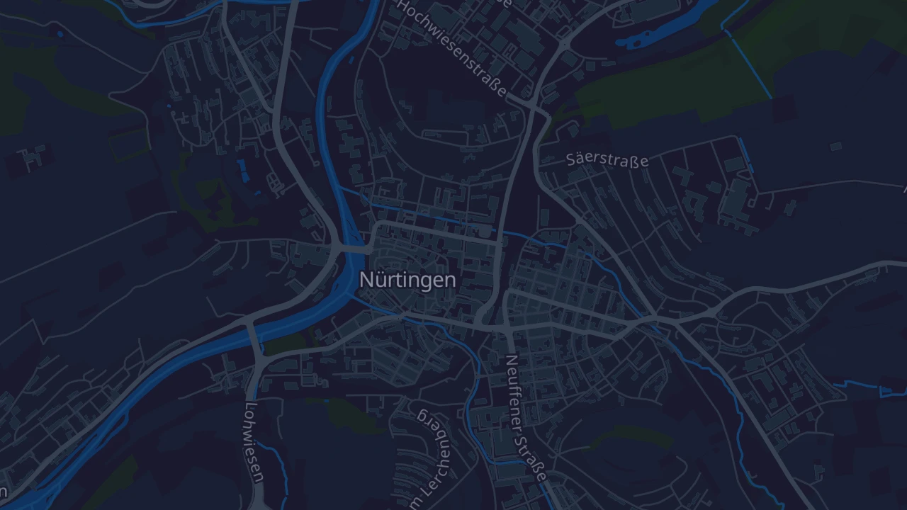 Karte von Nürtingen