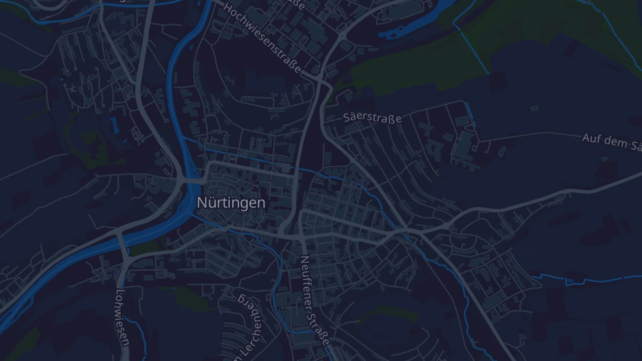 Karte von Nürtingen