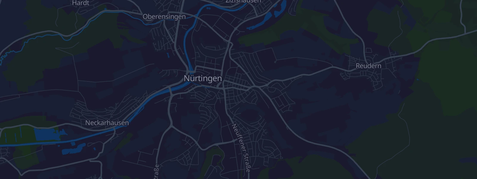 Karte von Nürtingen
