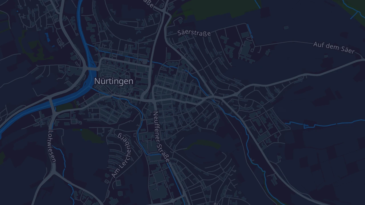 Karte von Nürtingen