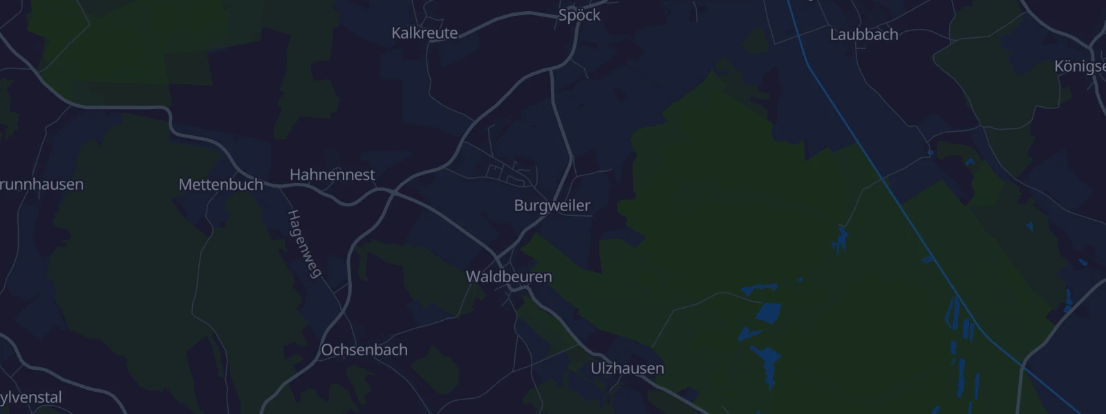 Karte von Burgweiler