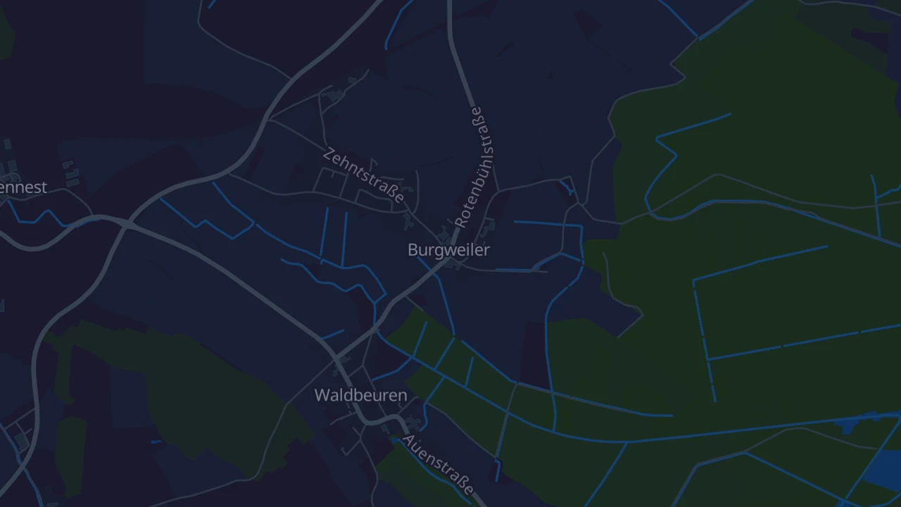 Karte von Burgweiler
