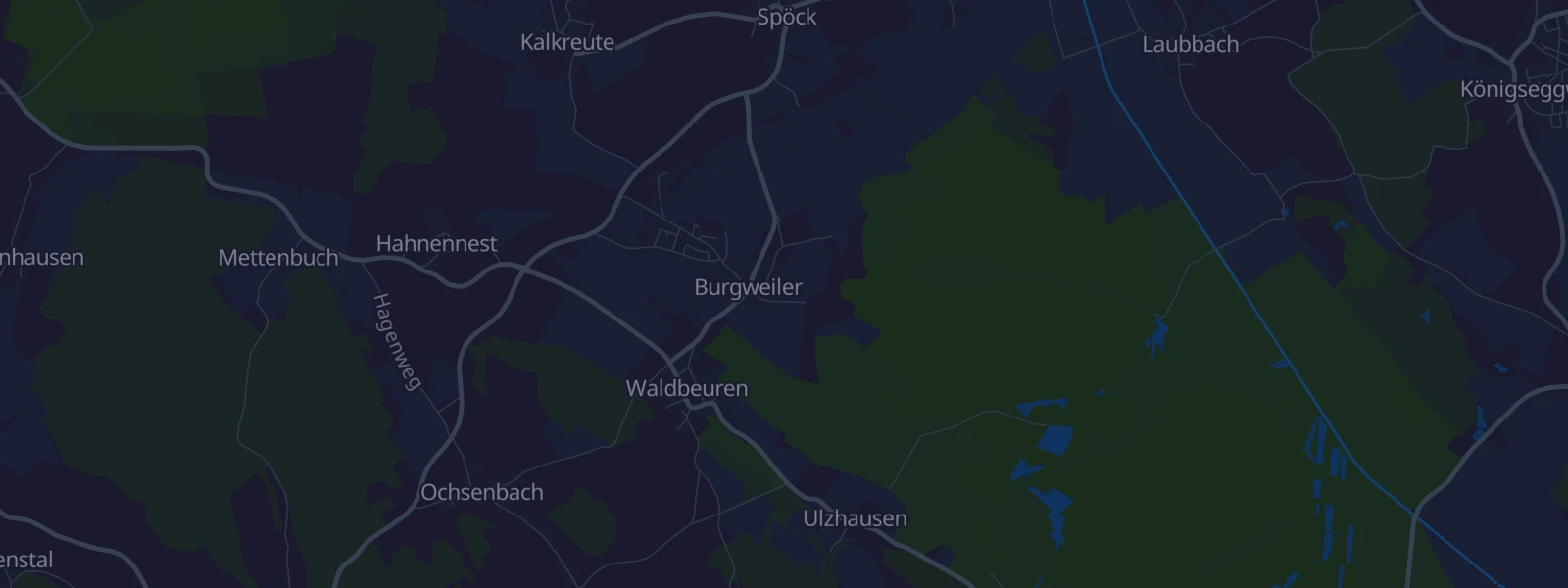 Karte von Burgweiler