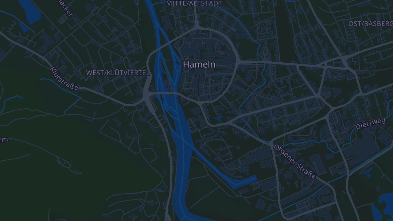 Karte von Hameln