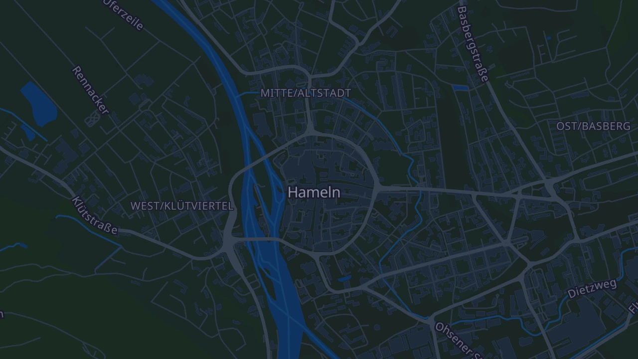 Karte von Hameln