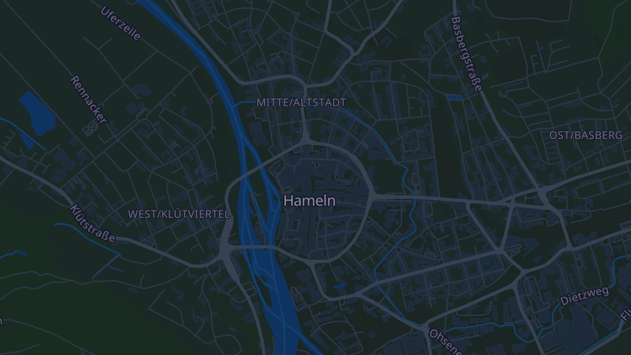 Karte von Hameln