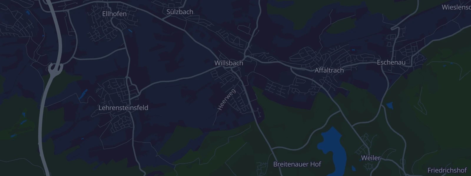 Karte von Willsbach