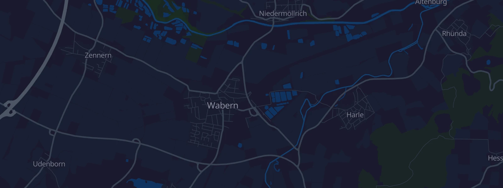 Karte von Wabern