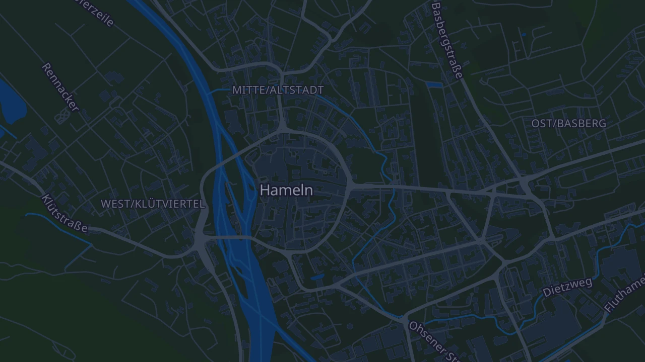 Karte von Hameln