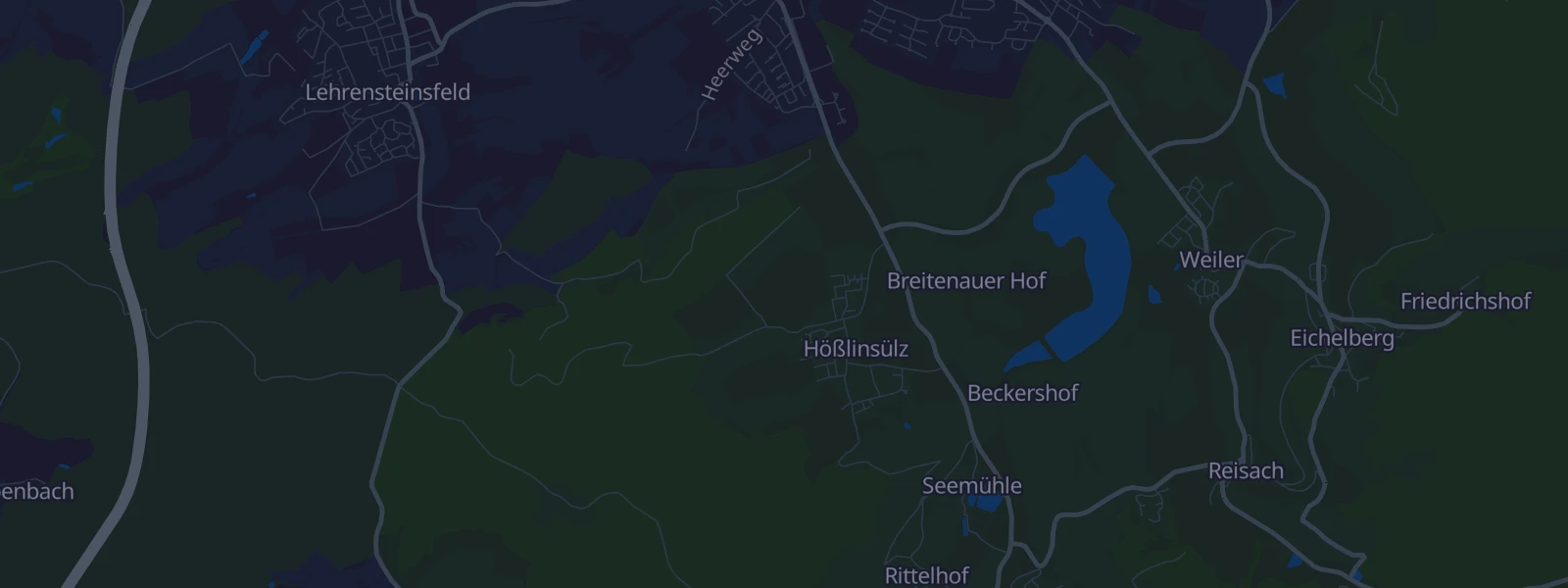 Karte von Löwenstein-Hößlinsülz