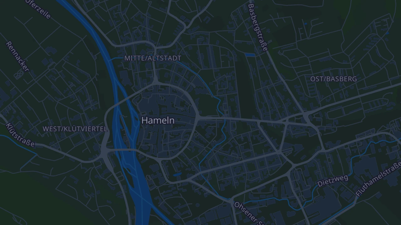 Karte von Hameln