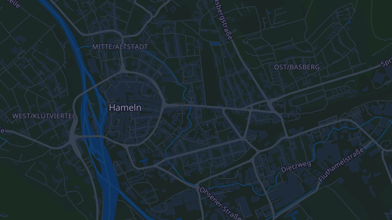 Karte von Hameln