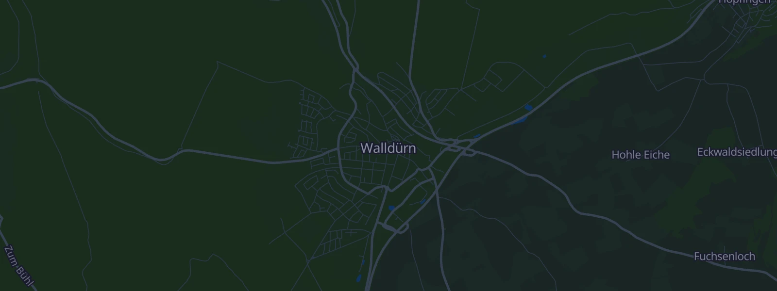 Karte von Walldürn