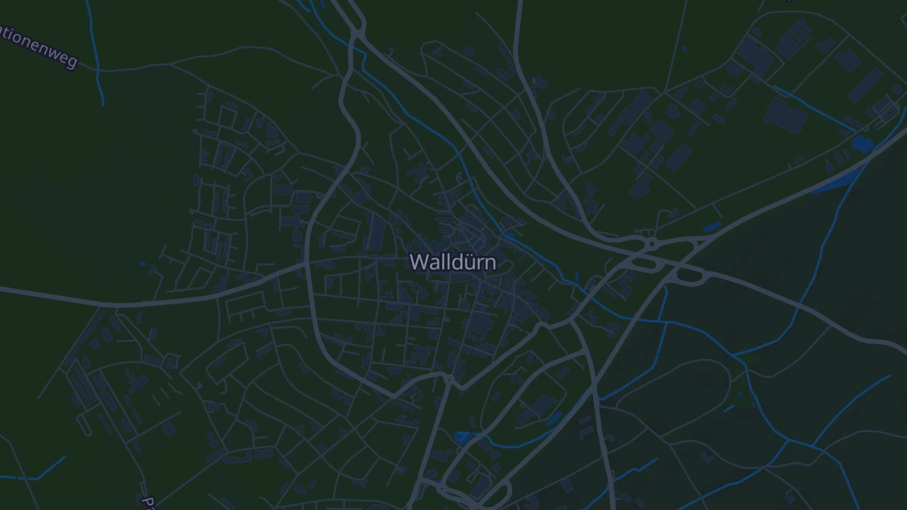Karte von Walldürn