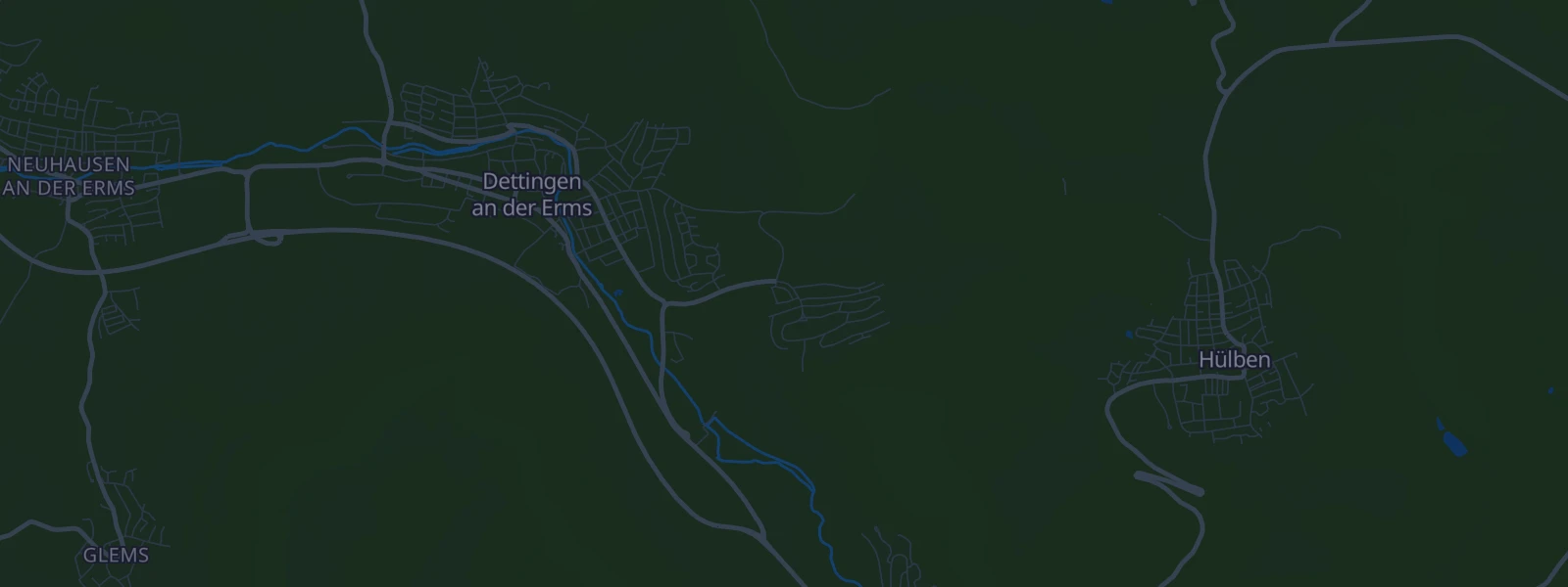 Karte von Dettingen an der Erms