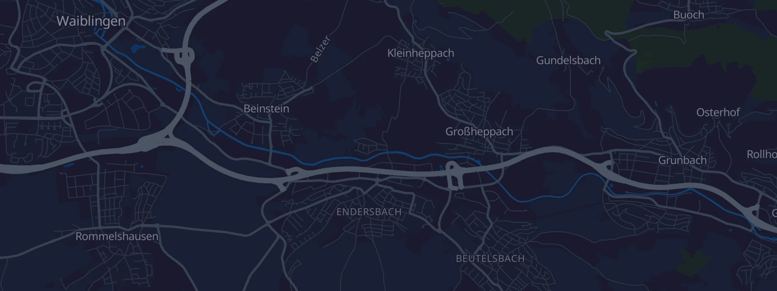 Karte von Weinstadt