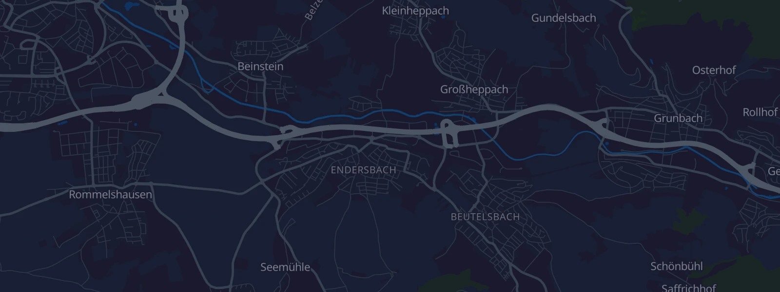 Karte von Weinstadt-Endersbach