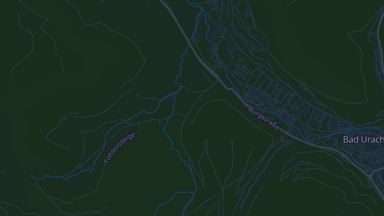 Karte von Bad Urach