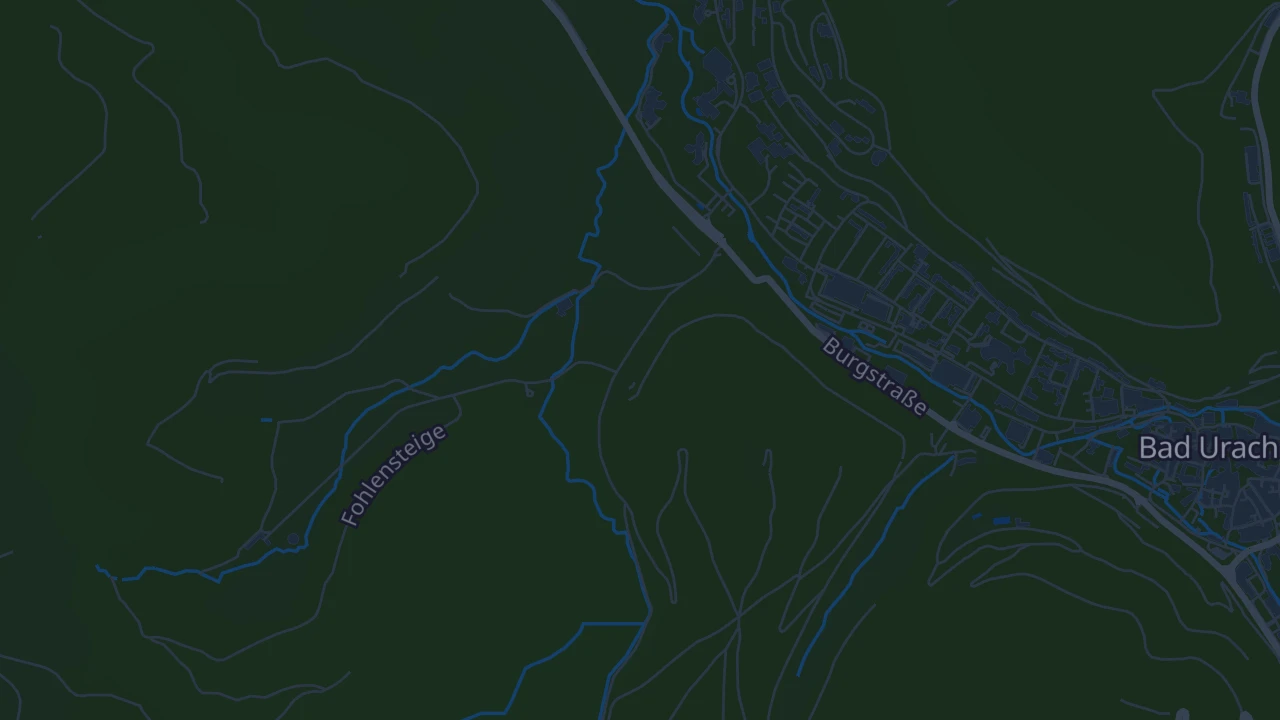 Karte von Bad Urach
