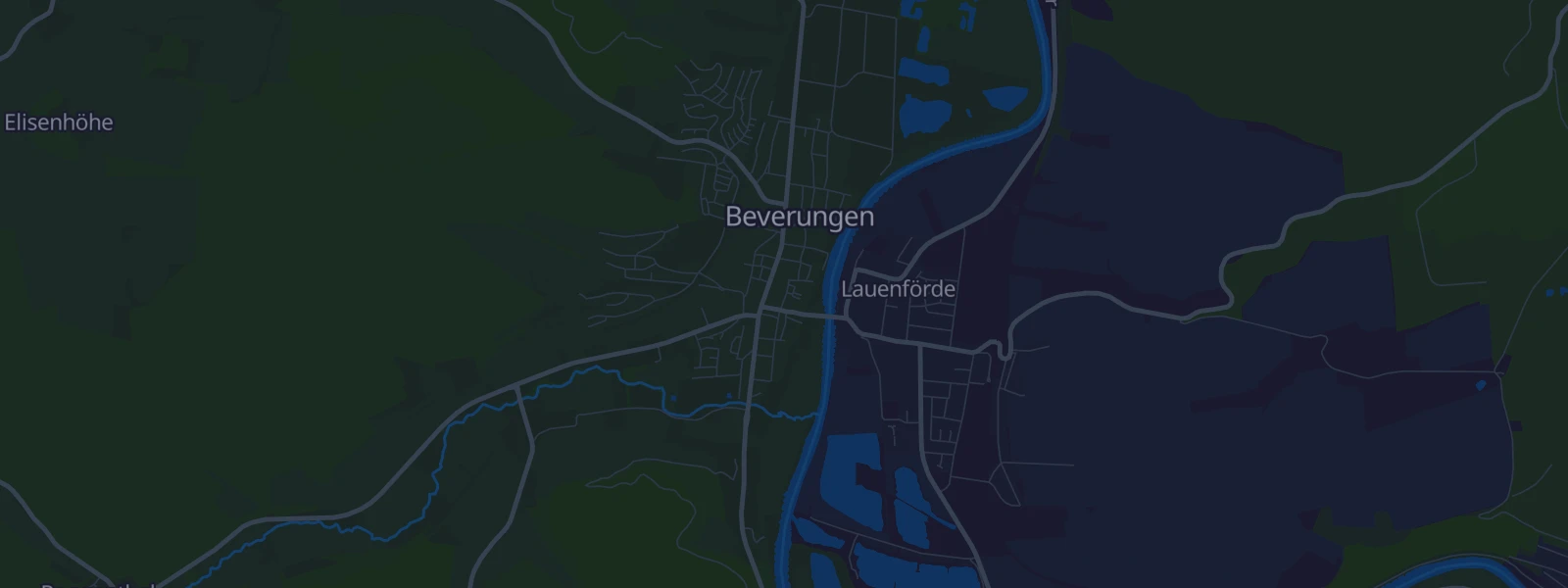 Karte von Beverungen
