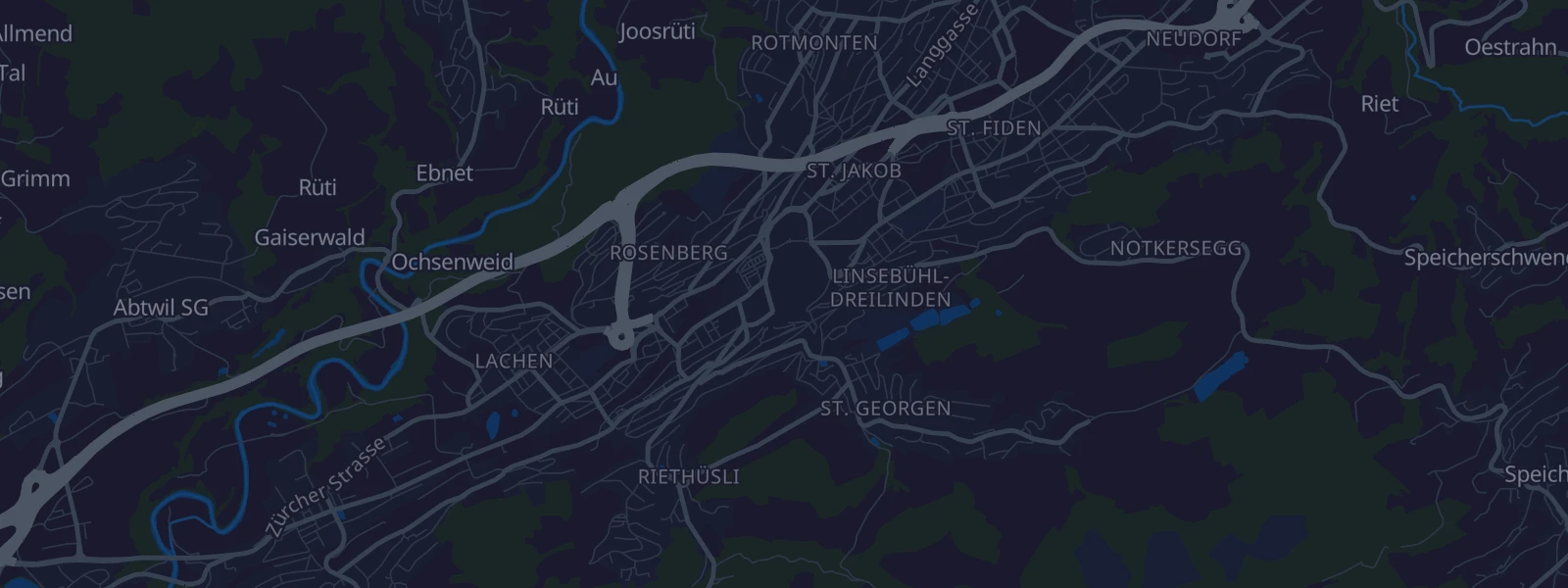 Karte von Sankt Gallen