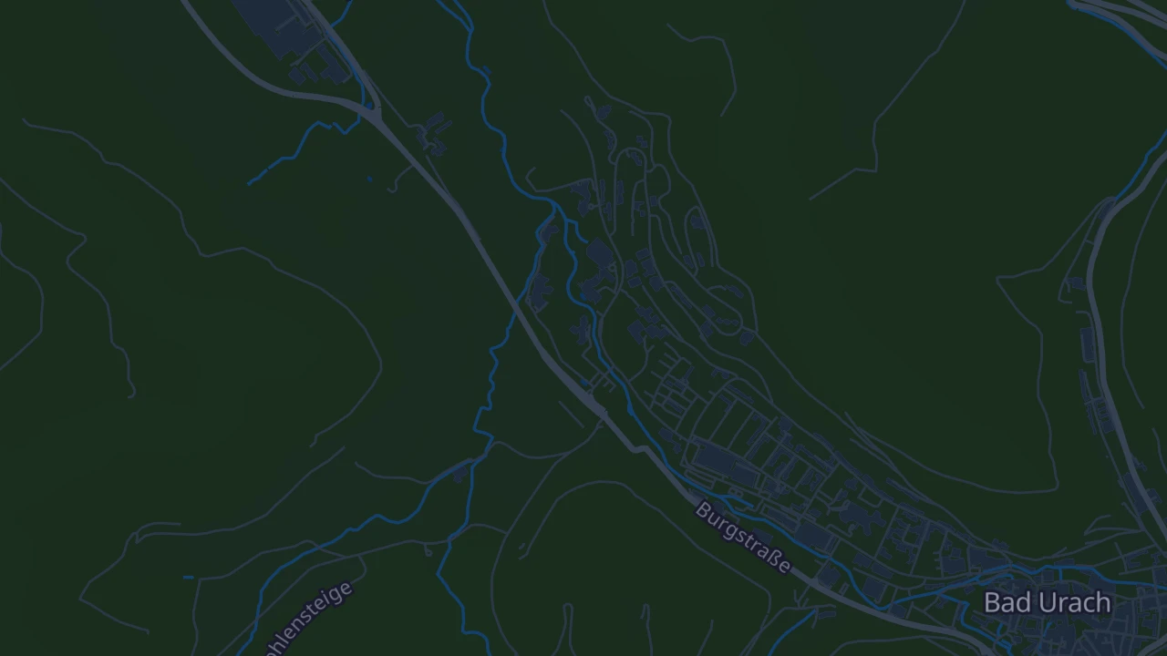 Karte von Bad Urach