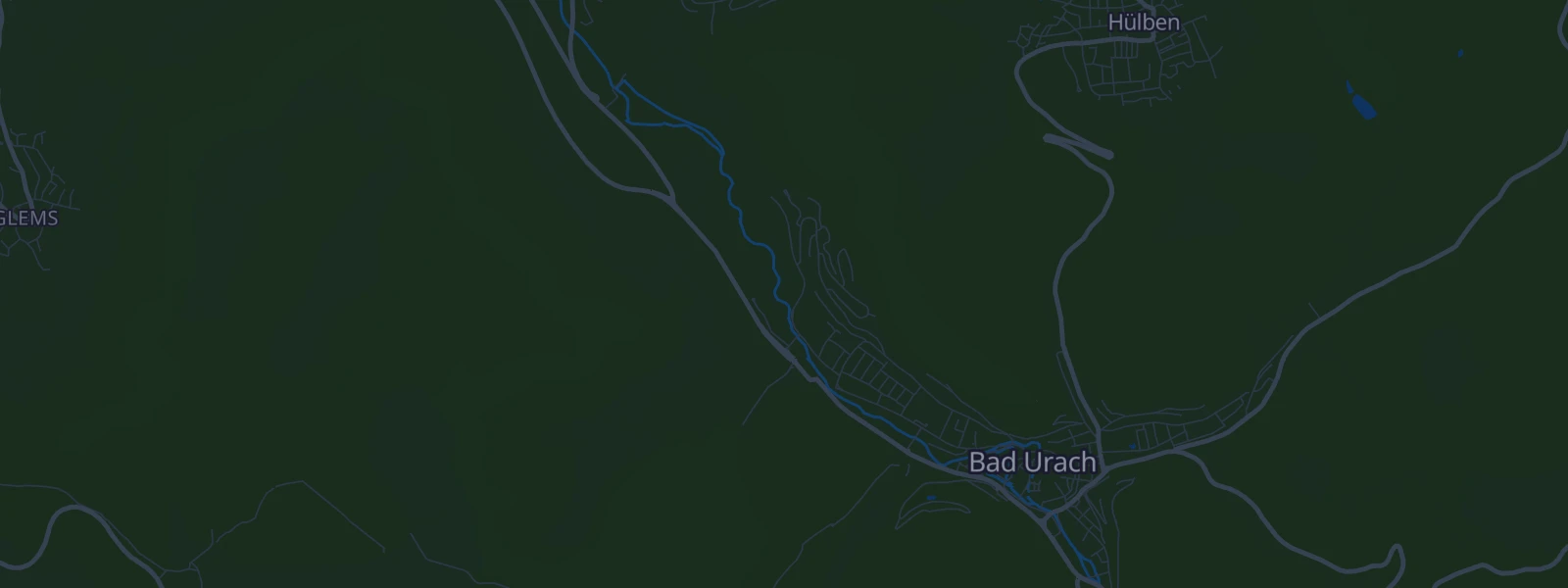 Karte von Bad Urach