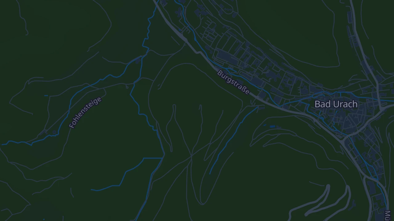 Karte von Bad Urach