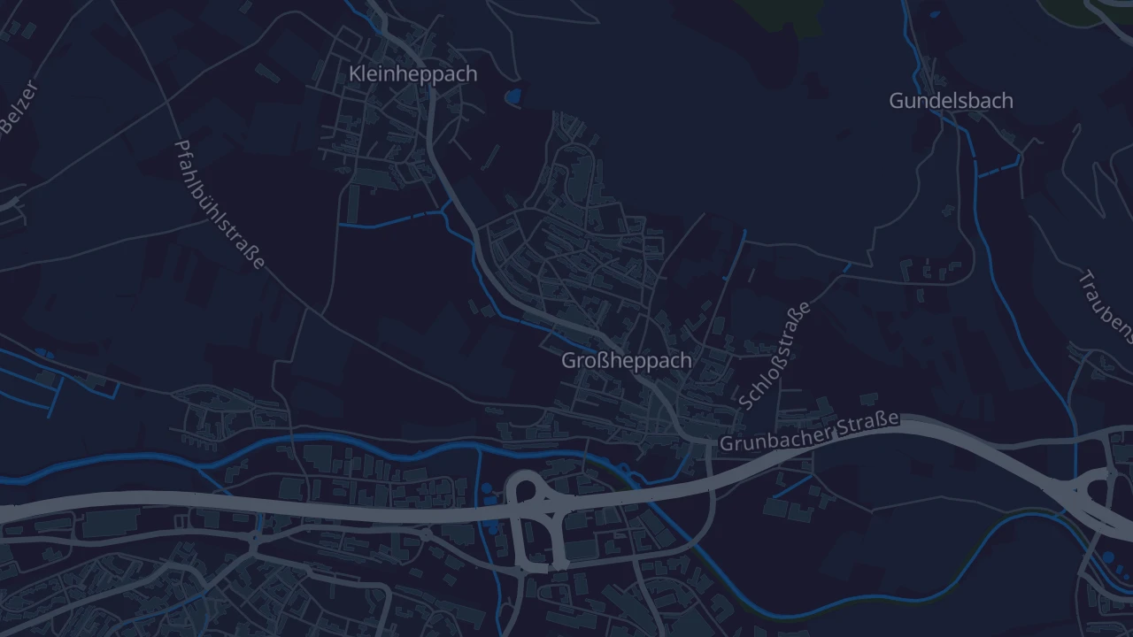 Karte von Weinstadt-Großheppach