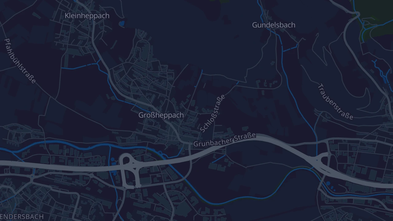 Karte von Weinstadt-Großheppach