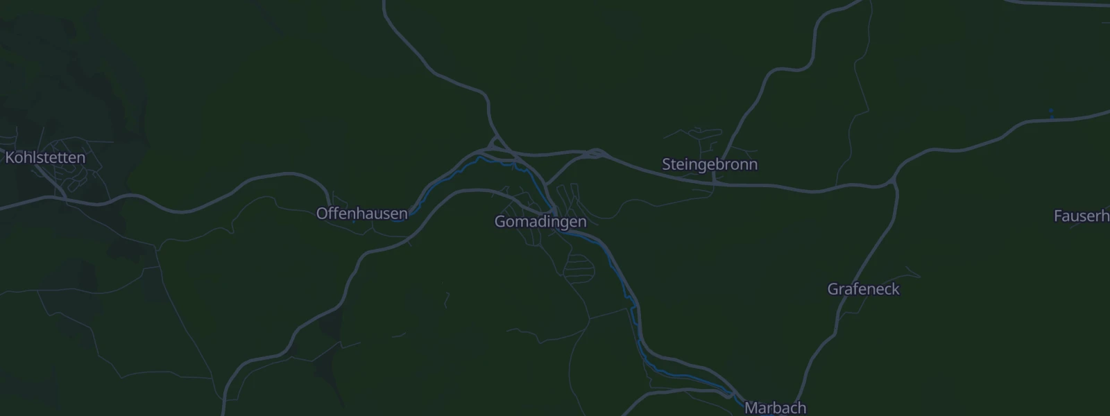 Karte von Gomadingen