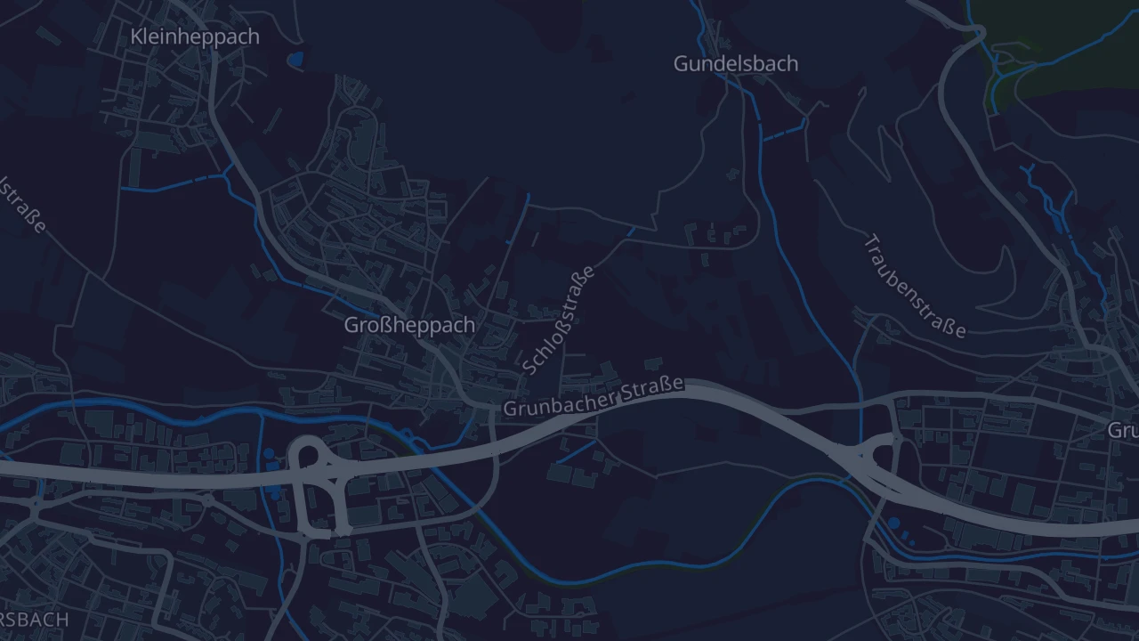 Karte von Großheppach