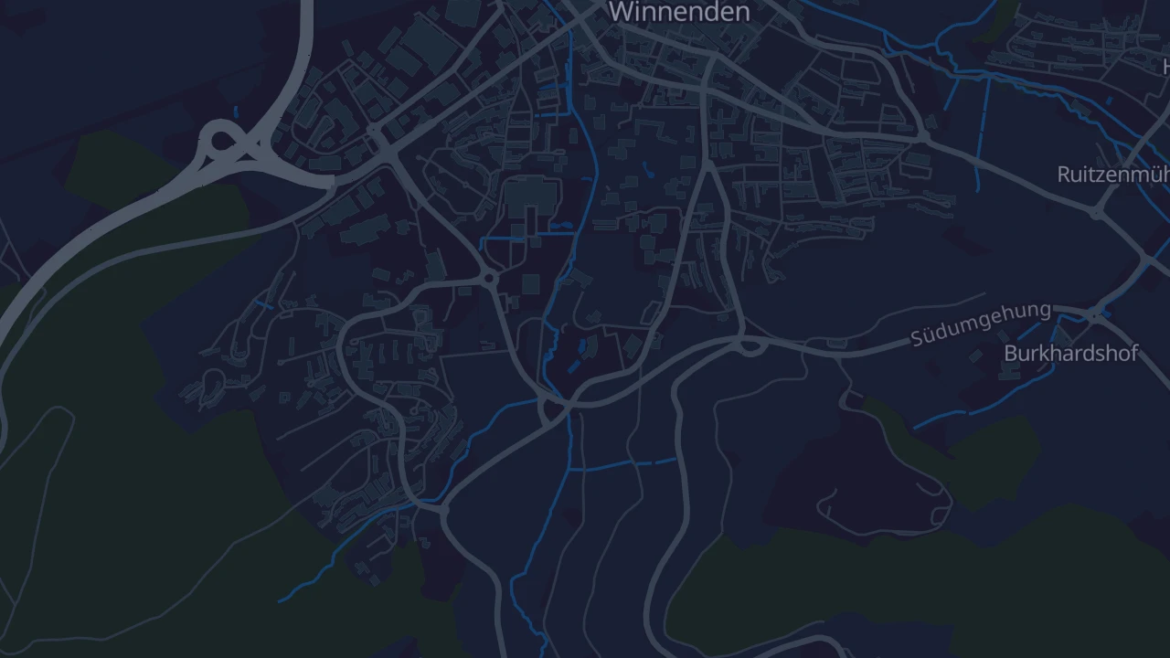 Karte von Winnenden
