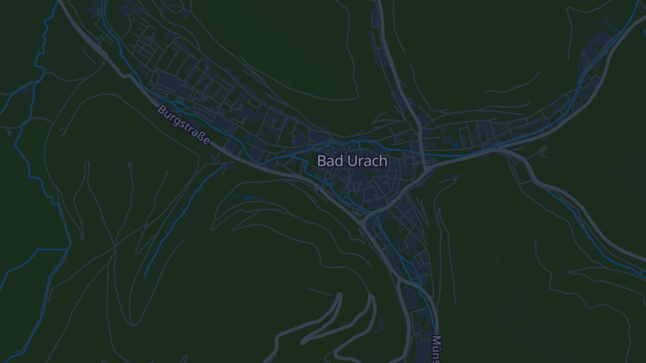 Karte von Bad Urach
