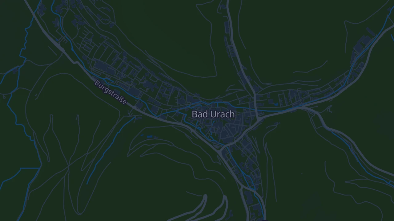 Karte von Bad Urach