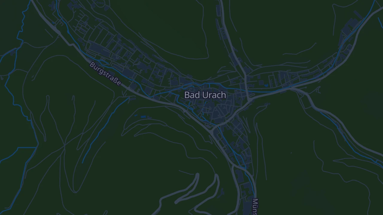 Karte von Bad Urach
