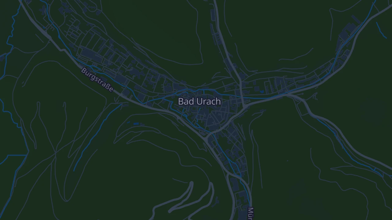 Karte von Bad Urach