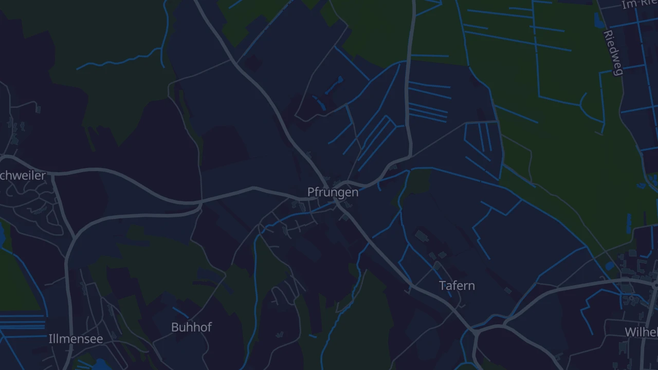 Karte von Wilhelmsdorf-Pfrungen