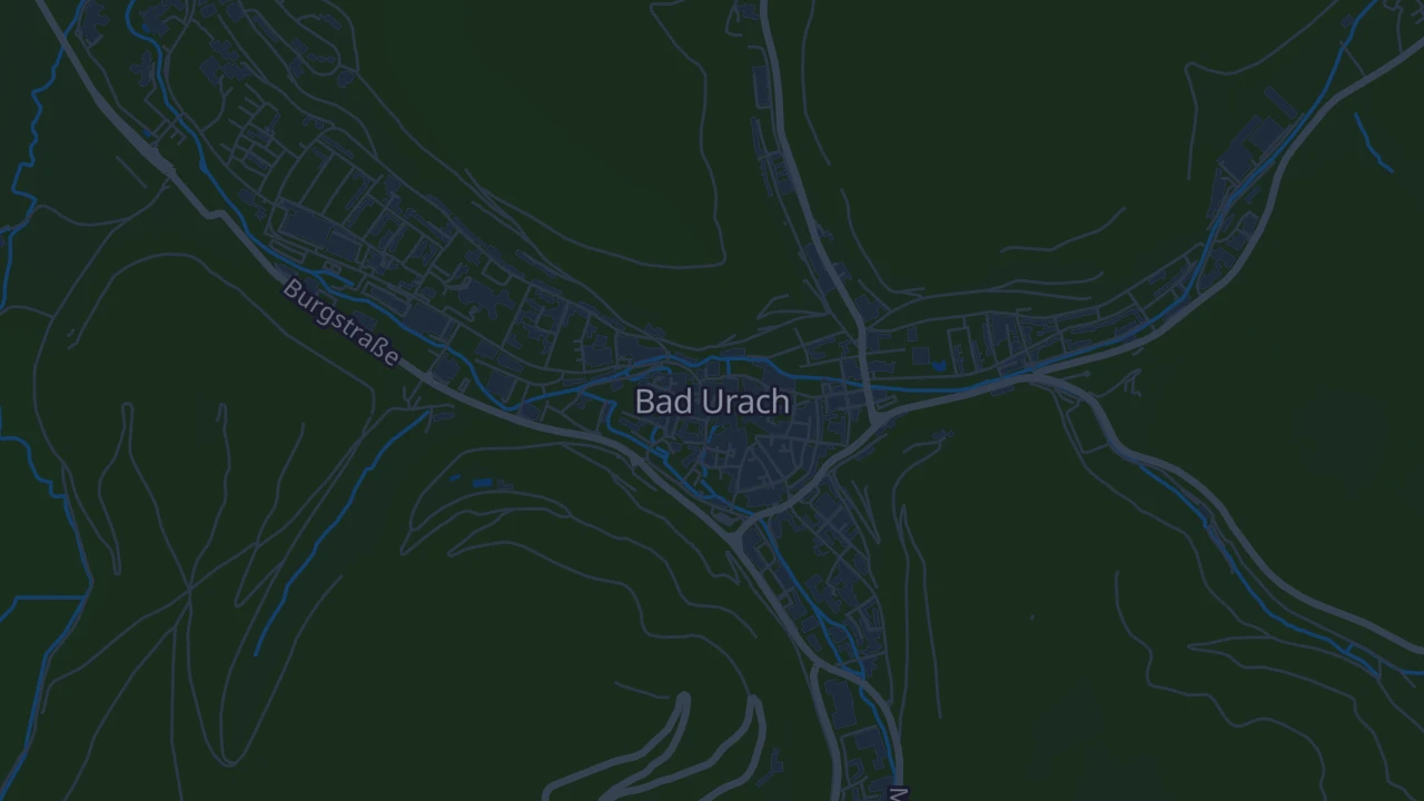 Karte von Bad Urach