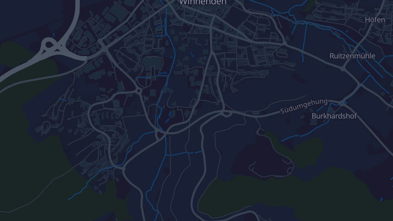 Karte von Winnenden