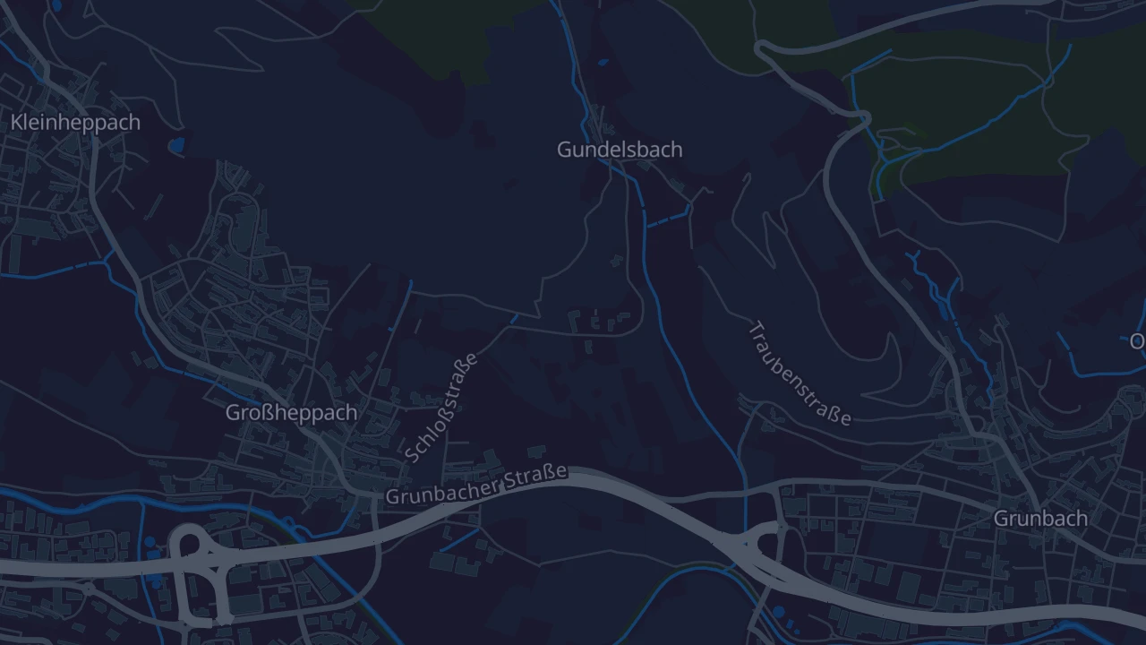 Karte von Großheppach