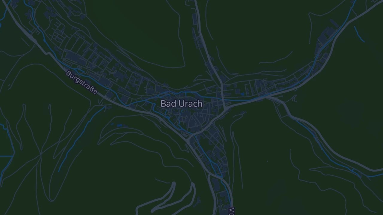 Karte von Bad Urach