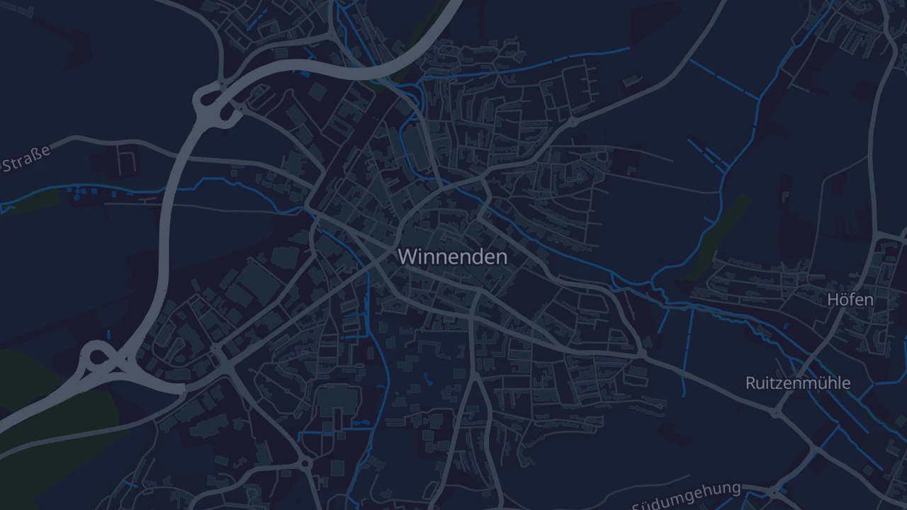 Karte von Winnenden