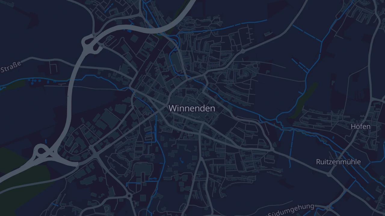 Karte von Winnenden