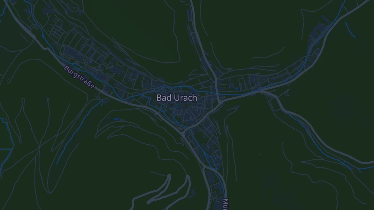Karte von Bad Urach