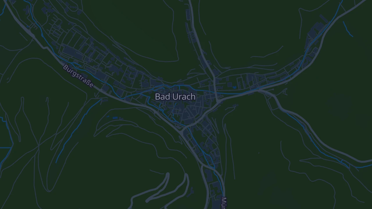 Karte von Bad Urach
