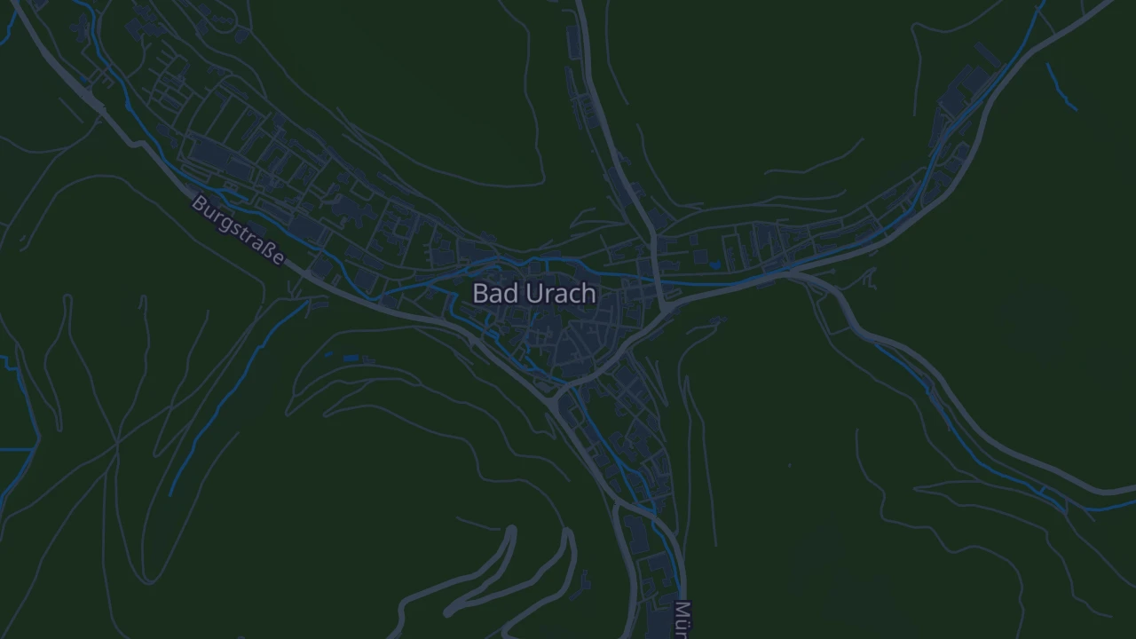 Karte von Bad Urach