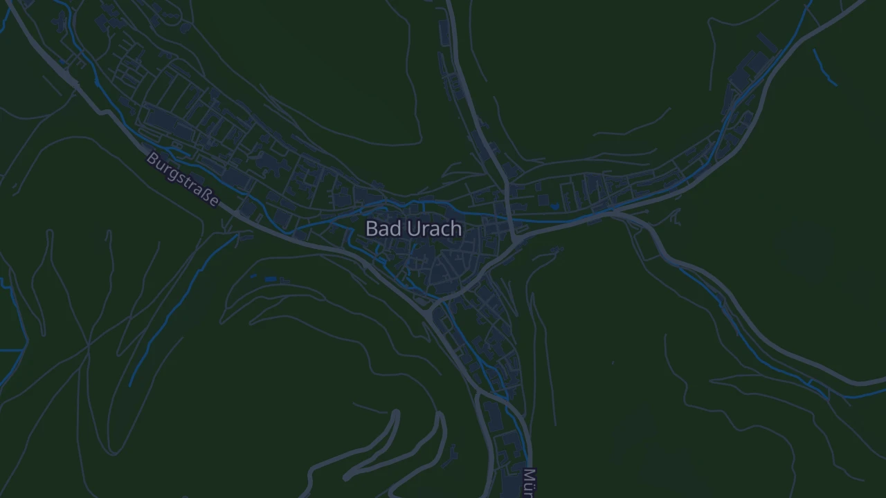 Karte von Bad Urach