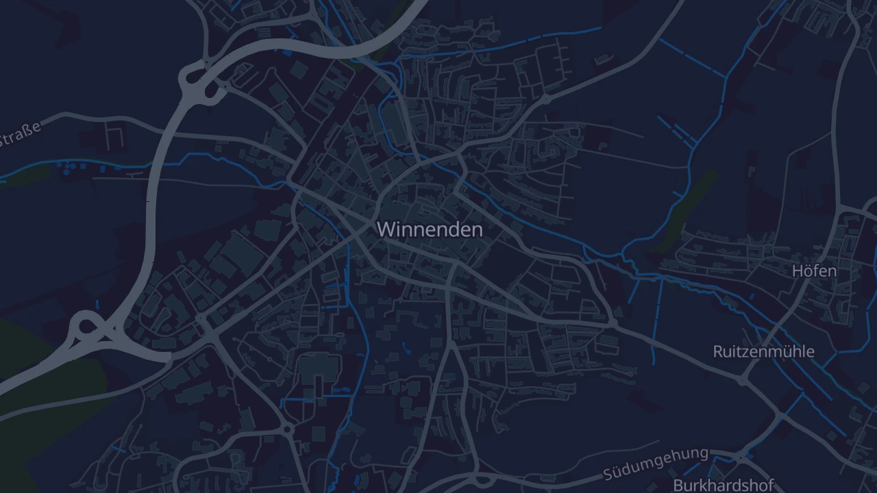 Karte von Winnenden